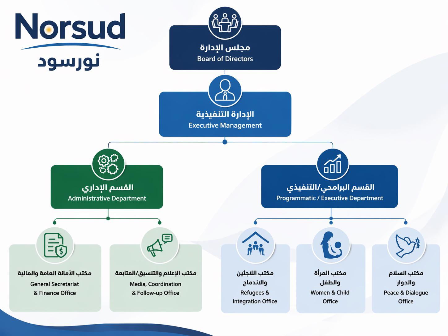 Norsud organisational governance chart